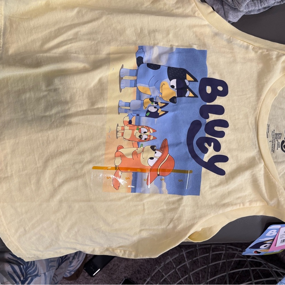 Bluey Kids Yellow Tank Top